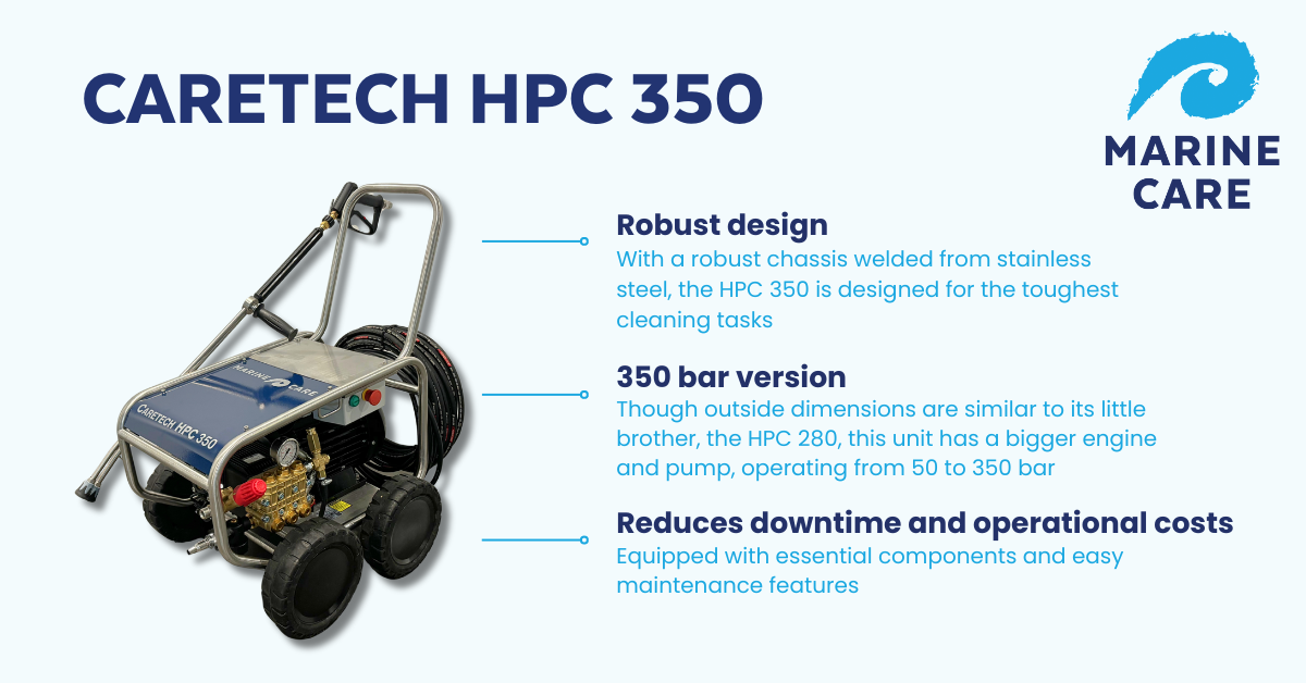 Introducing the Caretech HPC 350: Expanding Our Range - Marinecare.nl